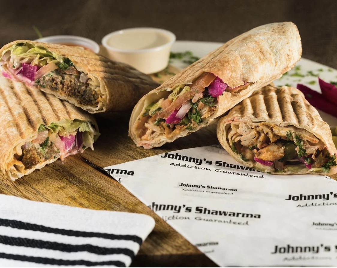Johnny’s shawarma wraps